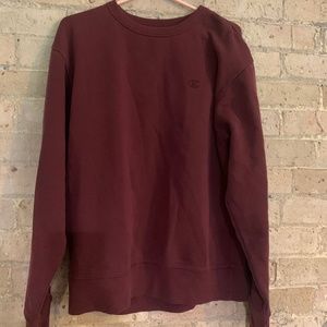 Maroon champion crewneck